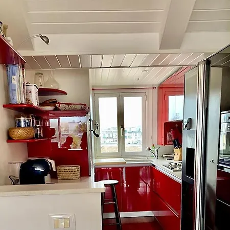 Apartament Penthouse In The Sky With 30 Sqm Terrace Station Mediolan